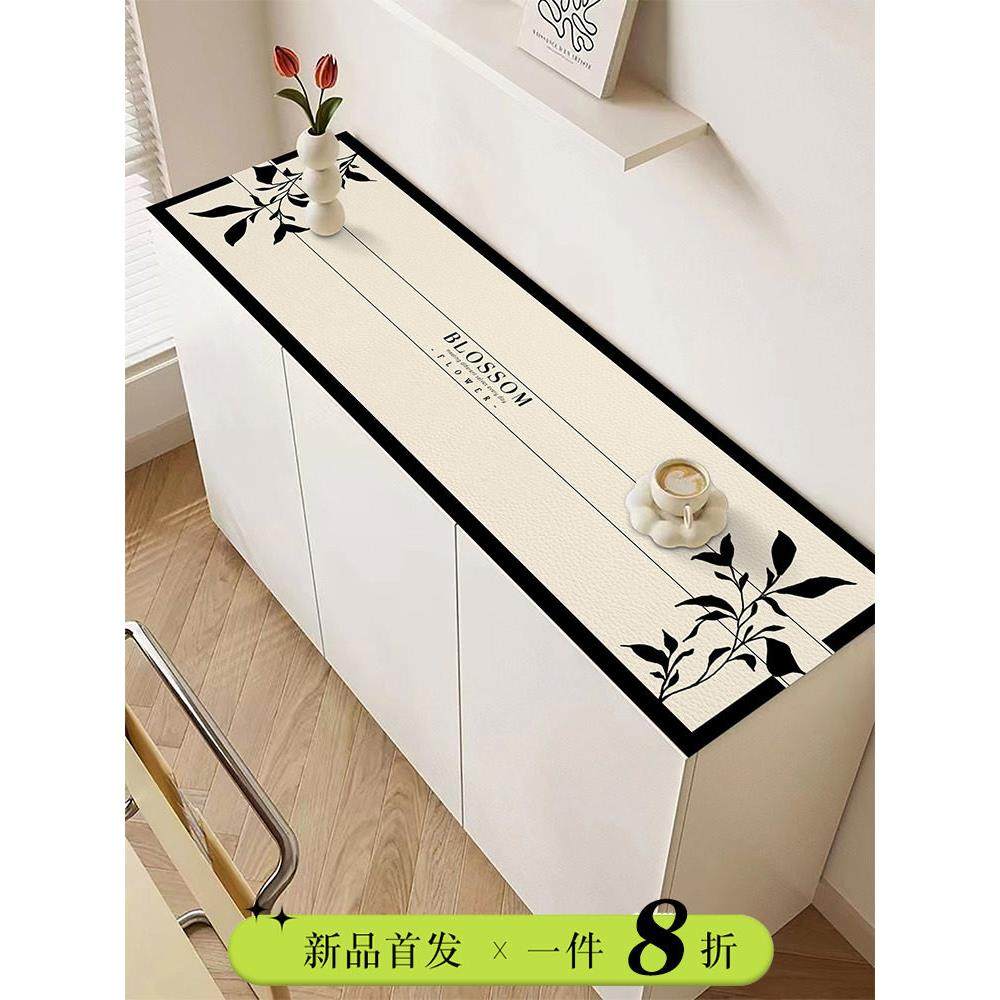 皮革电视柜桌垫台布台布清洁免洗餐具柜鞋柜咖啡桌垫客厅柜垫,居家布艺,万能盖巾,淘宝优惠券,粉丝福利购,淘宝优惠卷