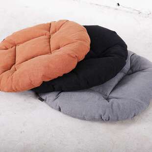 坐垫办公室久坐日式沙发蒲垫棉麻布艺放地上久坐不累防屁股痛座垫