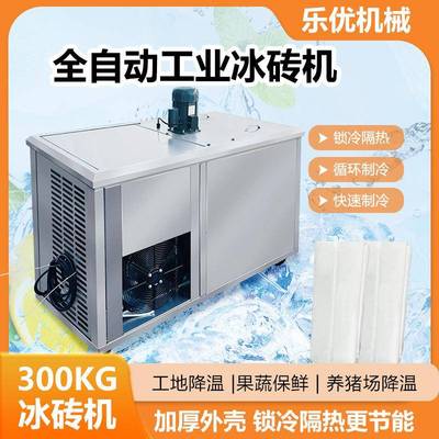 降温风冷小型冰条冰块机KG模具日产千克工业冰砖机厂家直销
