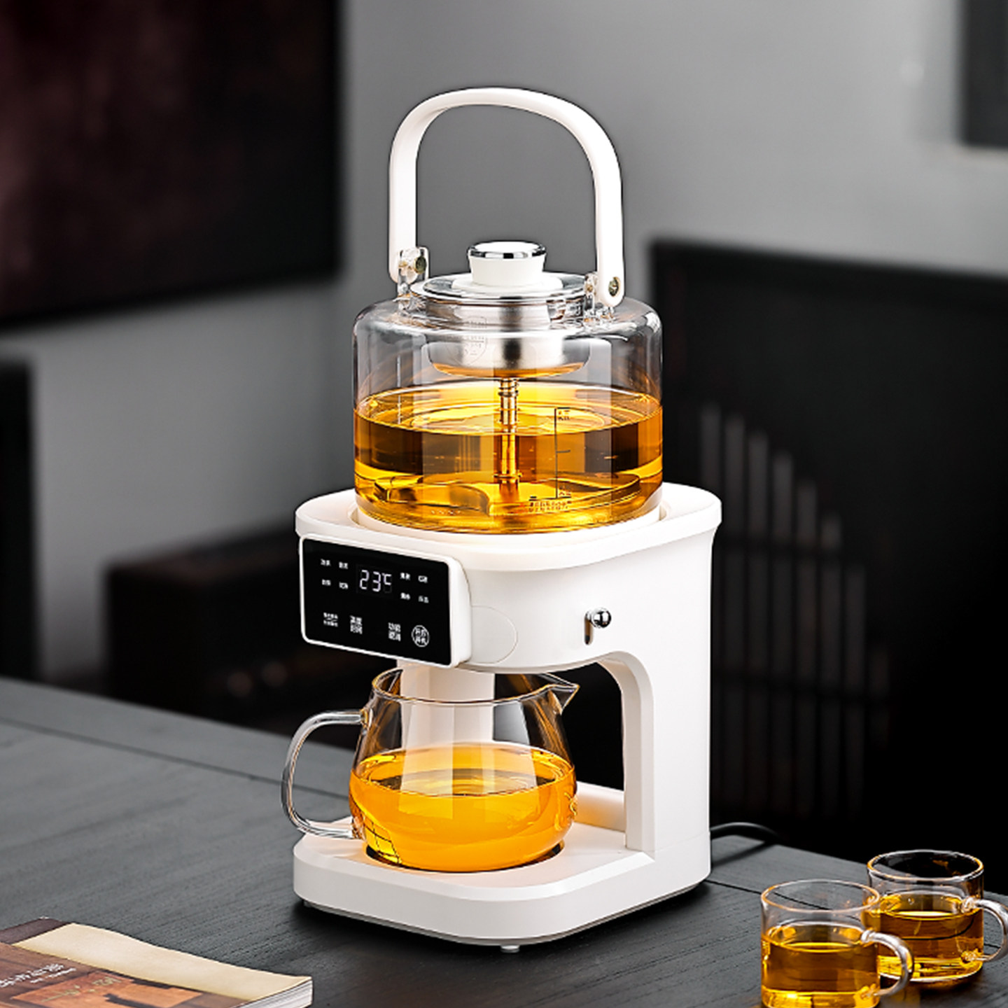 蒸汽萃茶机带自动上水全自动煮茶器泡茶机家用饮茶机喷淋式煮茶壶,餐饮具,茶壶,淘宝优惠券,粉丝福利购,淘宝优惠卷