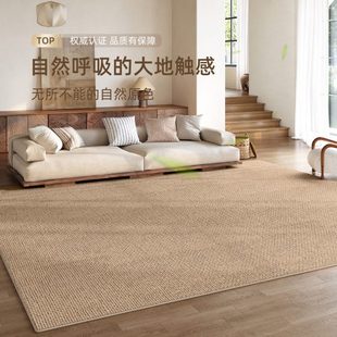 积全铺 卧室床2025面大地毯客厅边风家用毯免打理防滑地垫侘寂新款