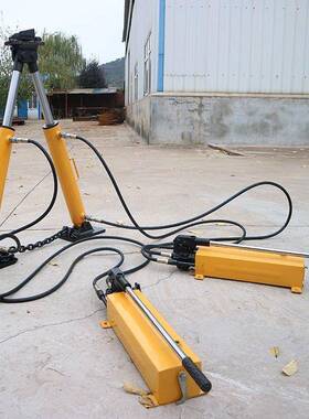 DFZ型全自动便携式复轨器 故障车辆举升器矿用矿车轨道脱轨归位机