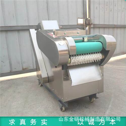 酸菜豆角切丝切丁机 金研中草切片机 大产量宽度可调线椒切段机