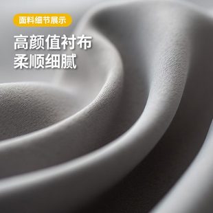 隔热2024新款 防晒透光窗户衬全遮光神器不内衬布窗帘遮阳布挂钩式