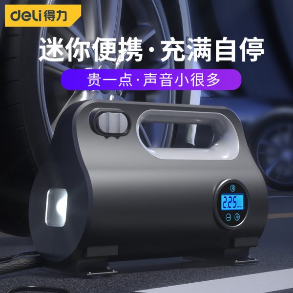 得力DL880280S车载充气泵车用轮胎无线大功率电动胎压便携式汽车