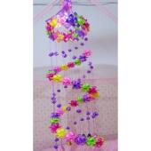 儿童节创意礼物手工编织彩带风铃成品幼儿园作业风铃 包邮