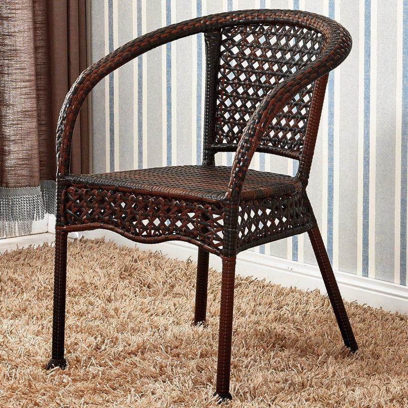 靠背椅单人藤椅家用滕编扶手椅子户外餐椅阳台休闲 座椅老人藤椅,住宅家具,阳台椅,淘宝优惠券,粉丝福利购,淘宝优惠卷