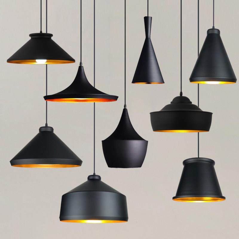 现代简约复古工业风餐厅灯罩创意个性吧台黑色咖啡店餐馆乐器吊灯,家装灯饰光源,餐厅吊灯,淘宝优惠券,粉丝福利购,淘宝优惠卷