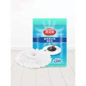 备件多款 替换头装 可用干湿两用家用圆墩布 旋转甩水拖把 美丽雅