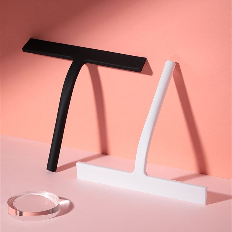 【升级款】高档镜子刮水器硅胶玻璃水刮一体式镜子水雾清洁器4450