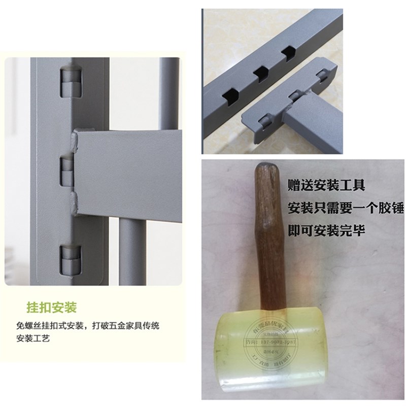 铁艺小户型公寓高架床上床下空铁架床阁楼式床舍省空间单上面铁床