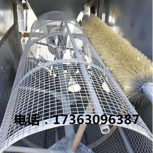 钢丝切筛网除锈岳阳楼堵堵坯土打磨滚筒防钢丝刷眼筛沙机煤厂砖
