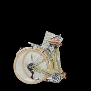 折叠自行车22寸 学生变速单车超轻便携通勤上班代步车 24寸女式