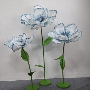 飾成品彩繪紙 婚慶道具紋邊花手工路引紙花櫥窗美陳婚L禮布置裝