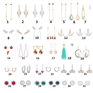 王一博同款天鹅耳线女蝴蝶结八角耳钉皇冠水滴形耳环葫芦珍珠礼物