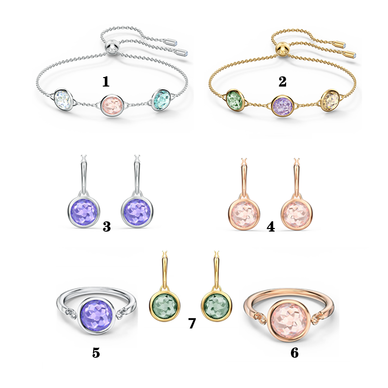 女甜美糖新品糖果色手链耳环戒指