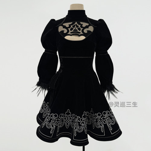 灵巡三生尼尔:机械纪元cos服YoRHa 2B小姐姐COS服