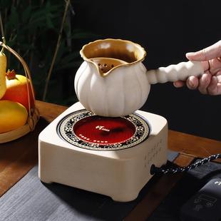家用室内围炉煮茶电陶炉煮茶炉套装 老段烧煮茶壶煮茶器新款 烤奶罐