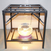 烤火桌子层烤火架正方形取暖桌牌桌餐桌冬