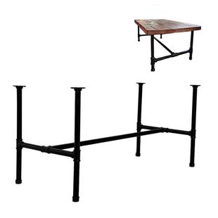 70cm铁艺桌脚支架办公电脑桌腿支架底座金属钢架子长方形餐桌支架