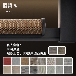 意式级编织挂衣杆衣通杆顶侧皮衣杆吊圆形杆竖向