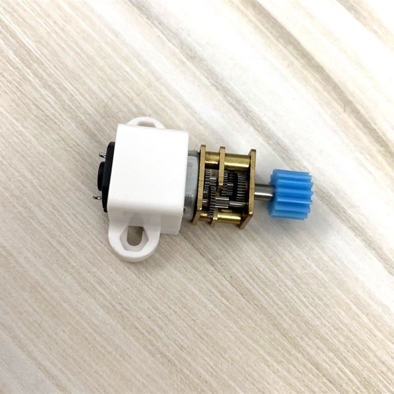 GA12-N20减速电机卧式蜗轮蜗杆微型齿轮马达 3V6V12V智能小车轮子