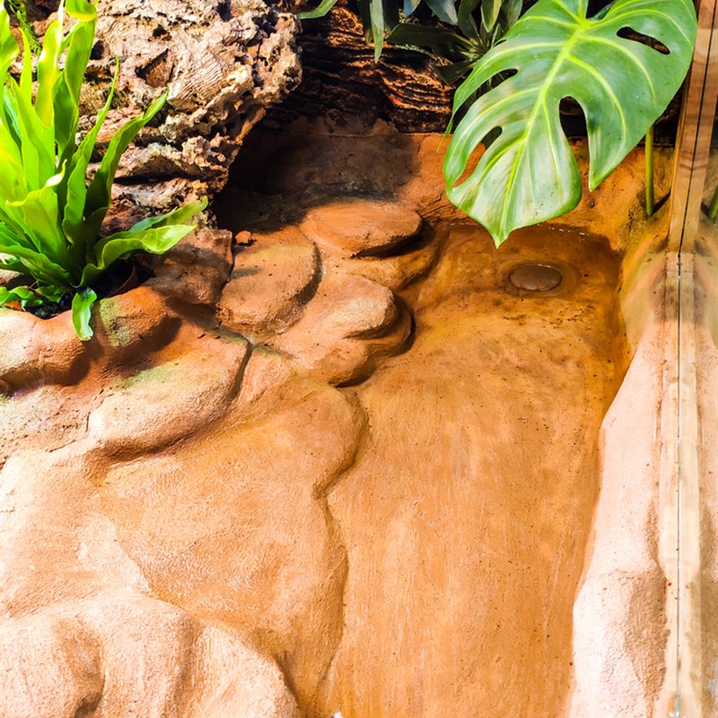 乌龟水龟缸别墅橡木实木可排水饲养箱黄缘龟陆龟半水龟景观套餐