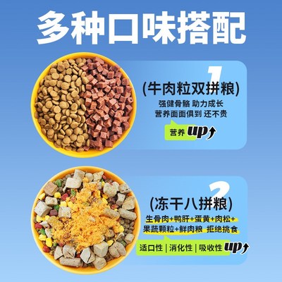 狗粮10斤装幼犬成犬通用型泰迪柯基博美全价小幼狗中小型犬粮5斤