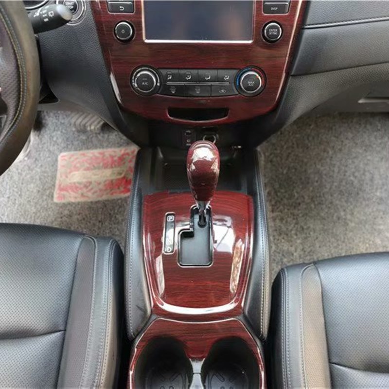 17-20款新奇骏碳纤维内饰 桃木内饰贴 改装中控排挡方向盘电动窗