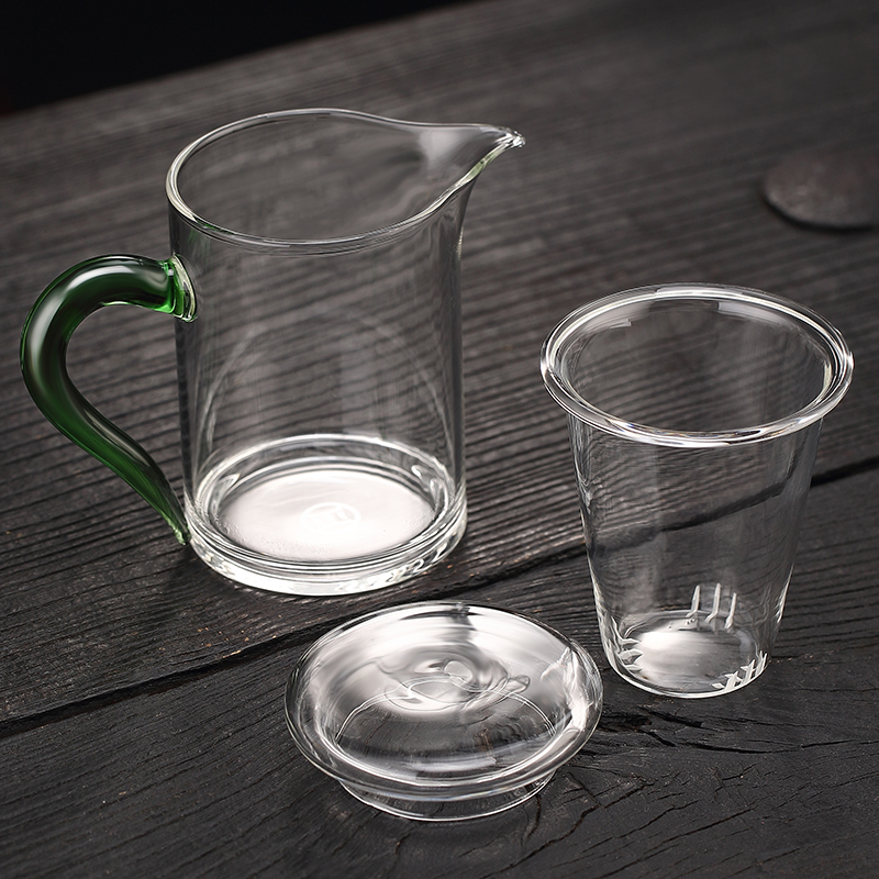 兴梵全玻璃泡茶壶耐高温加厚功夫茶具冲茶器茶水分离红茶泡过滤网