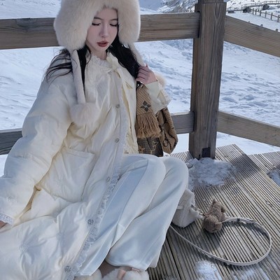 渔小平 瘦瘦裤 冬天加绒加厚女裤显腿直开叉微喇裤子黑色休闲裤