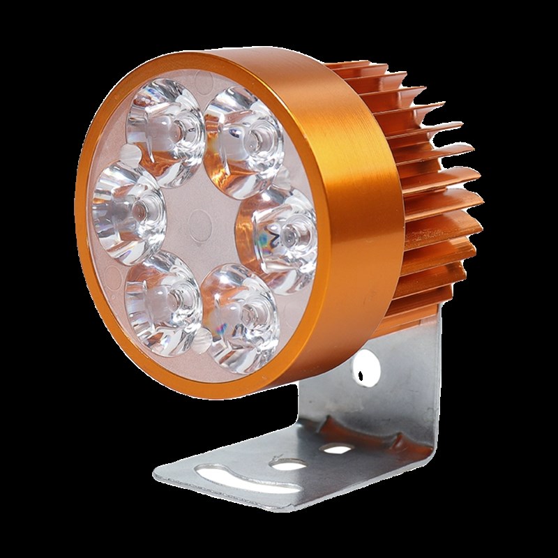 电动车灯超亮led大灯改装强光外置三轮车灯泡铺路灯12v摩托车射灯