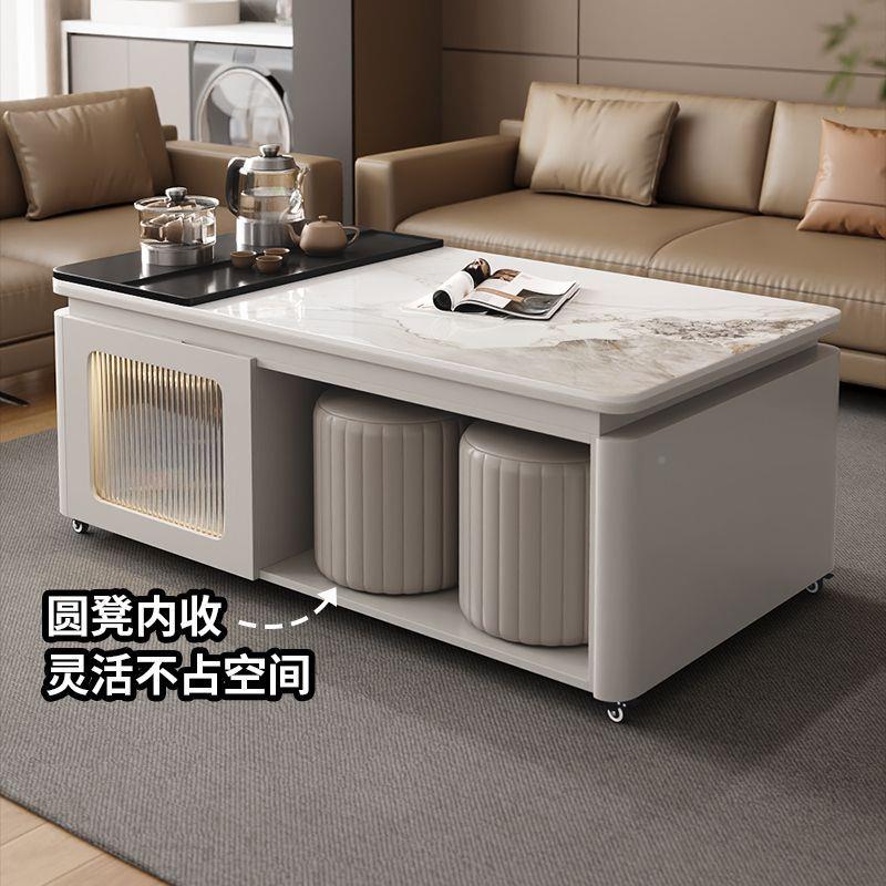 【折扣价】功台夫厅岩几板茶桌茶可移动餐桌客家用简约茶办公室水