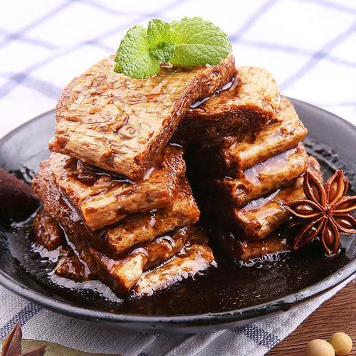 正宗手撕豆筋素肉豆制品豆