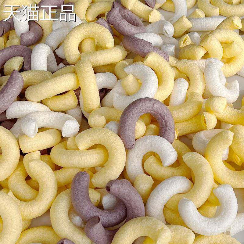 康乐果玉米棍老式爆米花月牙弯玉米花棒膨化大米花棒香酥果小零食