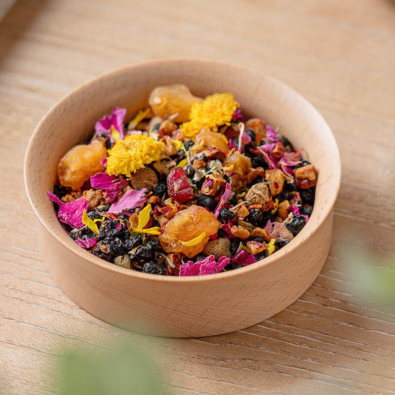 正宗覆盆子桂圆红枣茶玫瑰花茶桑葚黑枸杞菊花茶组合女人养生茶包