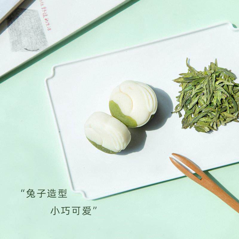 正宗中式糕点龙井米糕抹茶宋代特产茶点精致手工果子特色点心小吃
