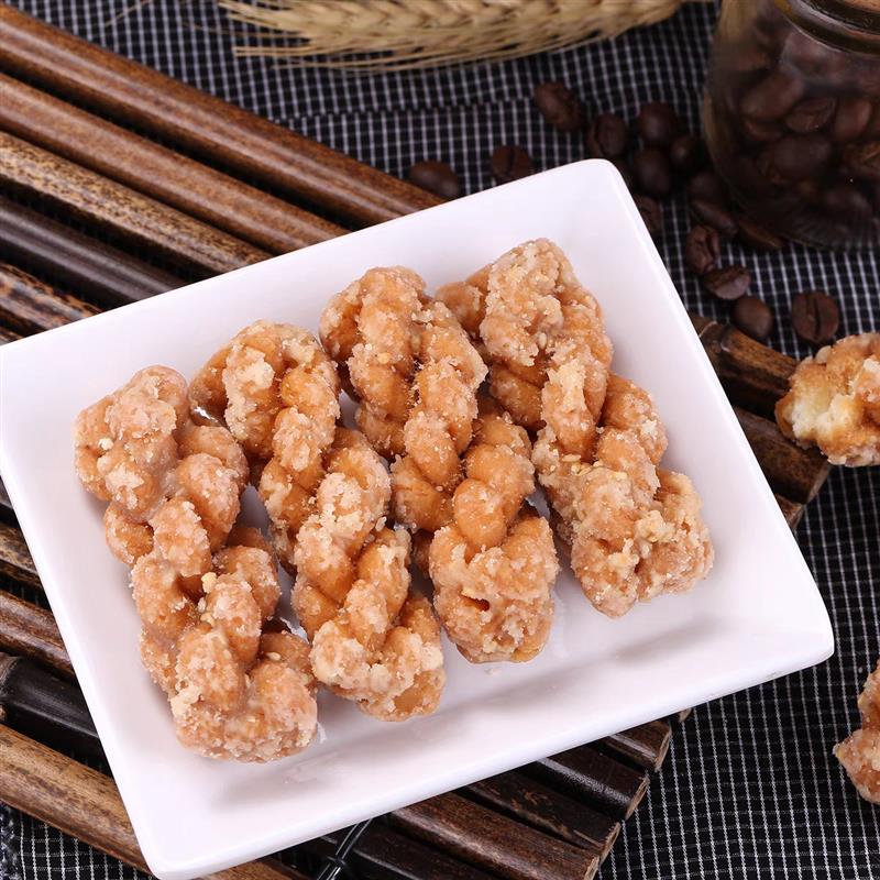 新货台湾风味麻花400g传统糕点办公室零食手工小吃索条福建特产香