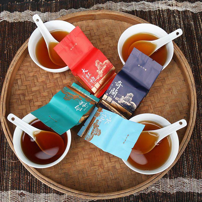 正宗大红袍茶叶水仙奇兰肉桂小泡袋散装礼盒装1000g特级武夷