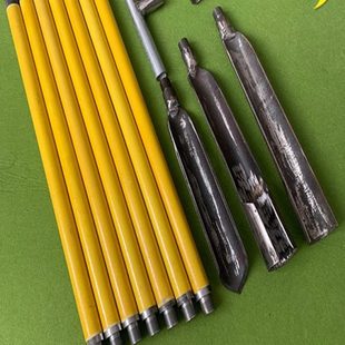 勘探取样探铲打洞神器 绝缘洛阳铲取土器考古工具玻璃钢材质