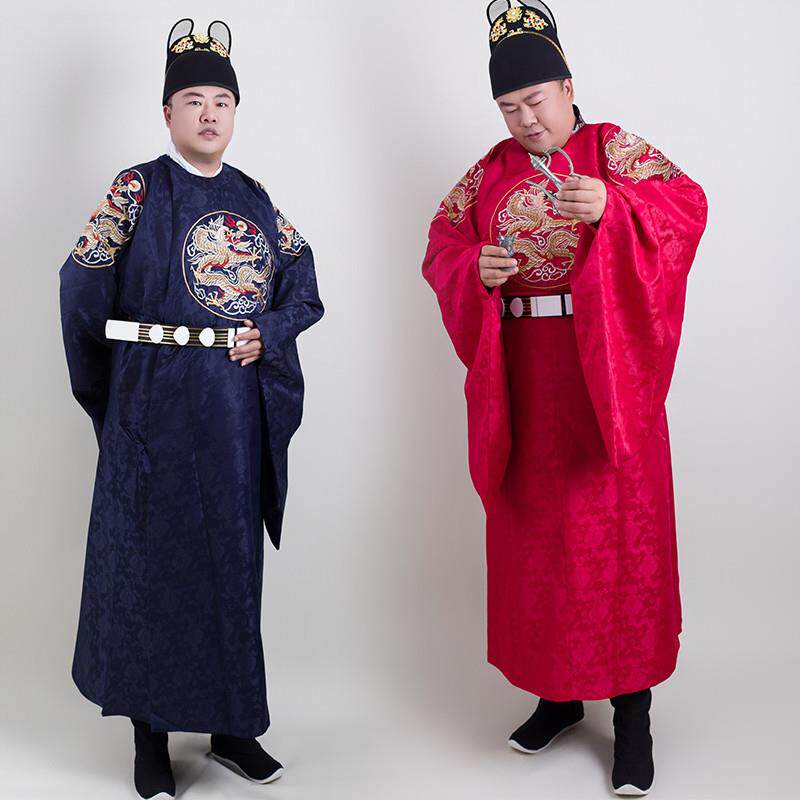 好货炎蔻明制圆领袍男士汉