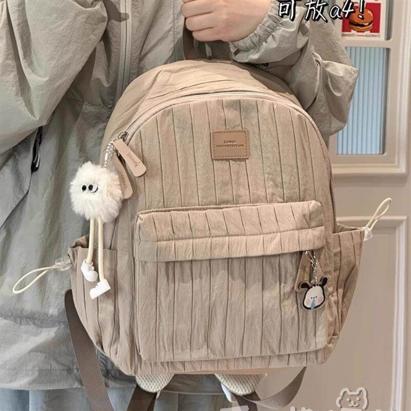 好货可爱少女迷你双肩包 ins风初中高中大学生书包女生旅游轻便小