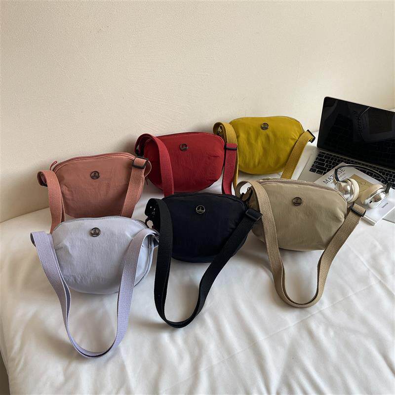 好货2025新款潮尼龙布包女包休闲百搭单肩斜挎包轻便女士小包包手