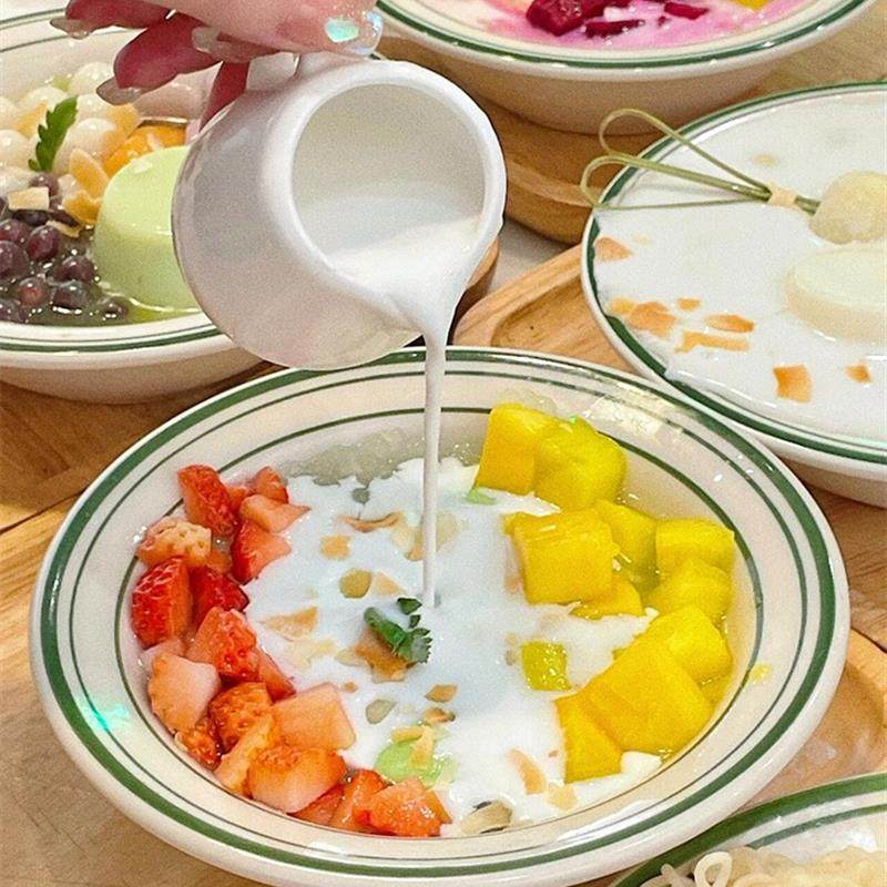 好货密胺甜品碗糖水碗商用港式冰沙绵绵冰刨冰高颜值创意网红甜铺