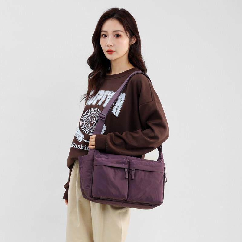 好货2025新款潮尼龙布包女包休闲百搭单肩斜挎包轻便女士大容量托