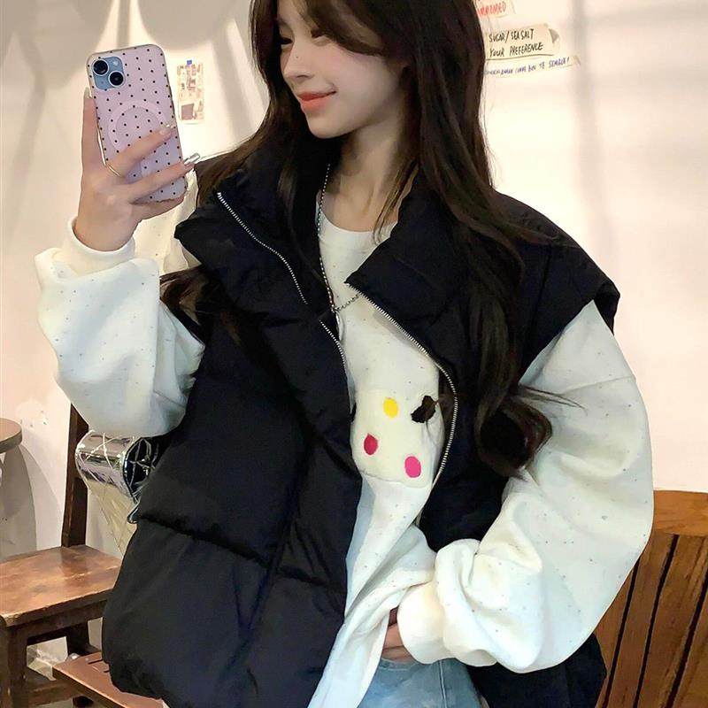 好货白色羽绒马甲女款外穿2025冬季新款洋气高级时尚背心坎肩马夹