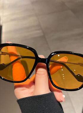 推荐复古方形清新黑色大框