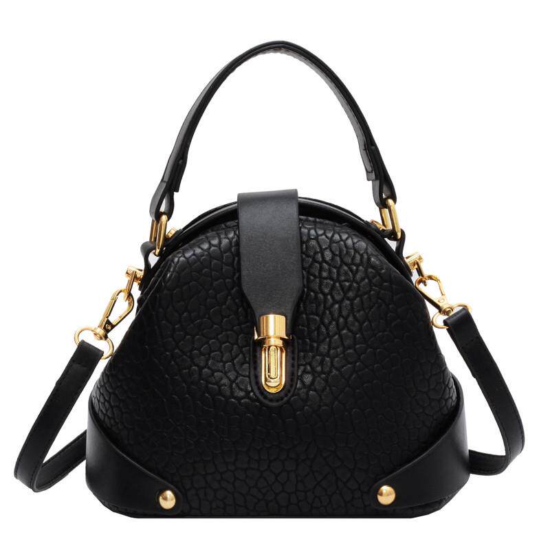 好货黑色包包女2025超火爆款时尚高级感单肩斜挎包小众设计手提贝