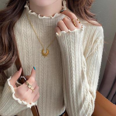 好货白色打底衫女秋冬内搭