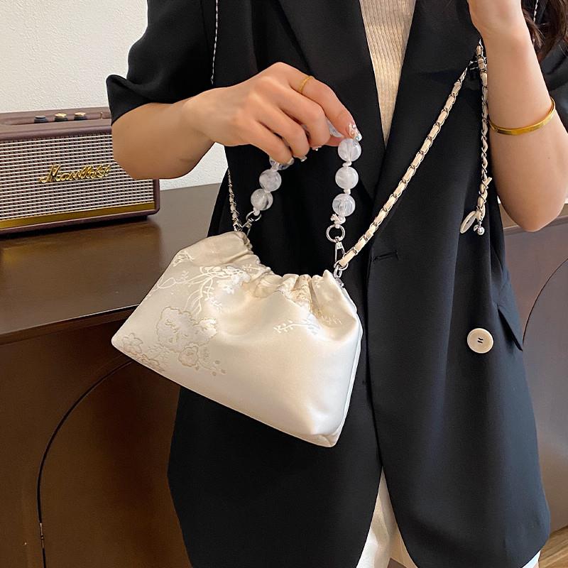 好货手拎串珠包包女新中式